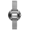 MVMT D-FB01-S Signature moteriškas kvarcinis analoginis laikrodis 32mm nerūdijančio plieno apyrankė sidabro spalvos