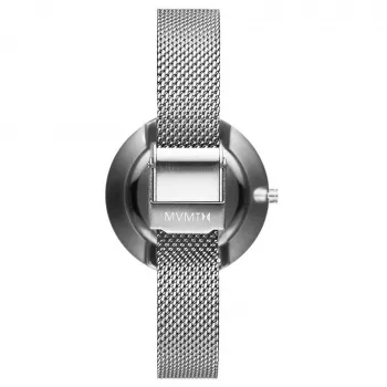MVMT Moteriškas D-FB01-S Signature Quartz Analoginis Laikrodis 32mm Nerūdijančio Plieno Tinklelio Apyrankė Sidabrinė