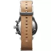 MVMT moteriškas laikrodis D-MV01-WT (42mm) – baltas ciferblatas, balta odinė apyrankė