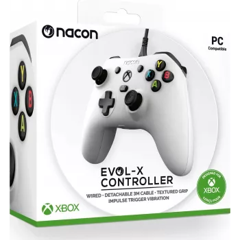 NACON EVOL-X Wired Controller for Xbox Series X|S, Xbox One, PC - White