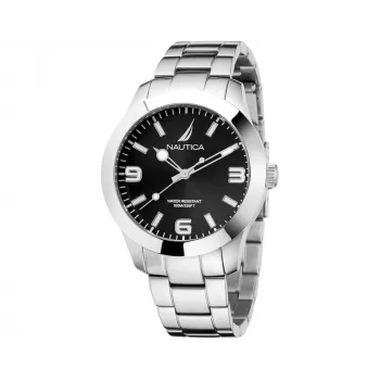 Nautica vyriškas laikrodis NAPPBF205 kvarcinis chronografas 42mm mėlynas silikoninis