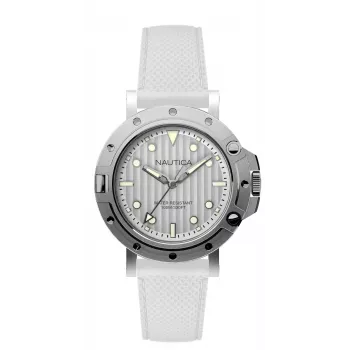 Nautica NAD12548G Unisex Laikrodis 40mm Mėlynas Ciferblatas Silikoninis Dirželis