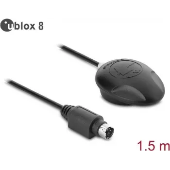 Navilock NL-804P EVA-M8Q MD6 serijinis PPS Multi-GNSS imtuvas su u-blox 8 ir 1,5 m kabeliu 62021