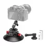 NEEWER CA013 Siurbtuvinis laikiklis su 1/4 colio sraigtu sportinėms kameroms (DJI Action, GoPro, Insta360)