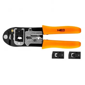 NEO TOOLS 01-501 12 dalių kombinuotų raktų rinkinys, metrinis, chromo vanadžio plienas, satino chromas, 6-22 mm, su ritininiu dėklu