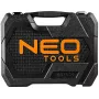 NEO Tools 10-042 1/4 inch 46 dalių lizdų ir antgalių rinkinys su įrankiais