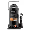NEO TOOLS 10-456 atsarginis vandens butelio dangtelis, skirtas 10-455, užsukamas su pakeliamu snapeliu, be BPA, juodas