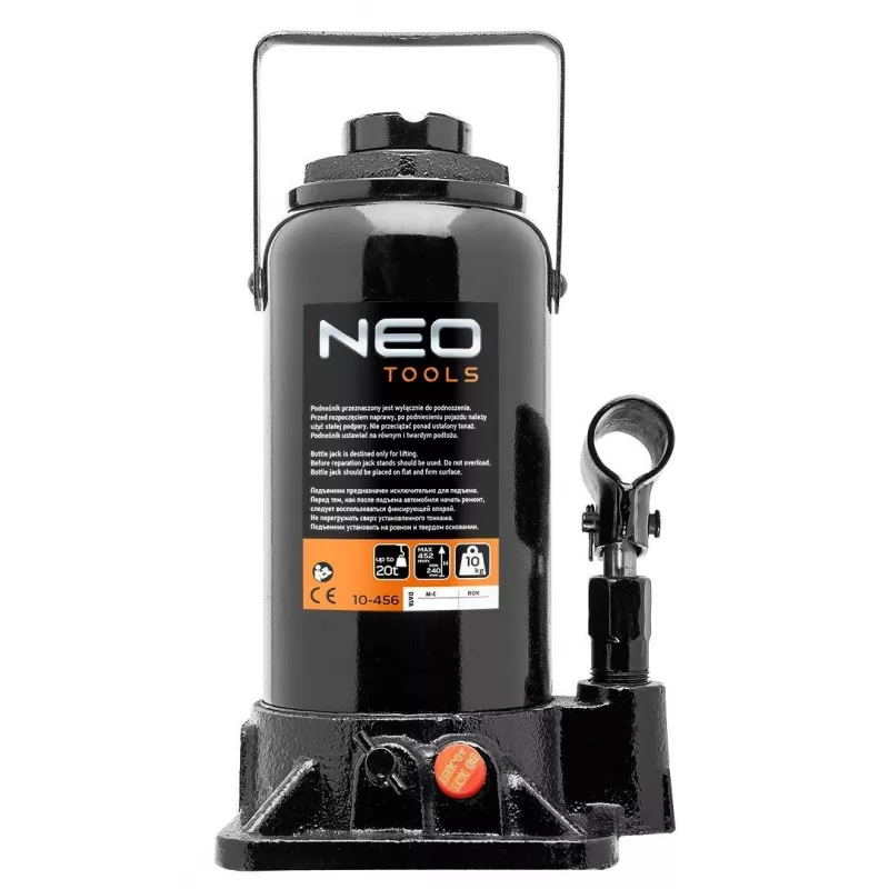 NEO TOOLS 10-456 atsarginis vandens butelio dangtelis, skirtas 10-455, užsukamas su pakeliamu snapeliu, be BPA, juodas
