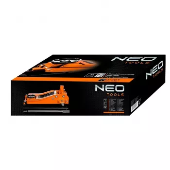 NEO TOOLS 11-731 Žemo profilio hidraulinis domkratas 2,5 t