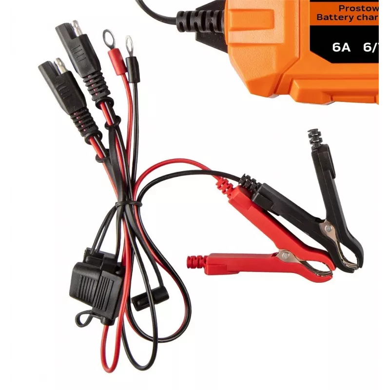 NEO Tools 11-892-1 Automobilio akumuliatoriaus įkroviklio krokodilo spaustuvai, 15A, 12V/24V, pora