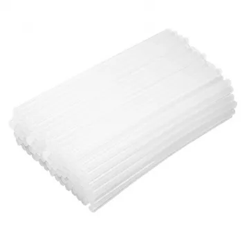 NEO Tools 17-155 Karšto lydalo klijų lazdelės 11,2 mm x 200 mm, 1 kg pakuotė, skaidrios EVA, didelis sukibimas, greitas stingimas