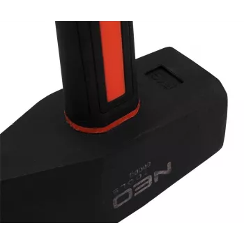 NEO TOOLS 25-162 Plaktukas su nagų ištraukikliu, stiklo pluošto rankena, 600 g galvute, magnetiniu vinies laikikliu, antivibracine sistema, TÜV sertifikuotas, juodos/oranžinės spalvos