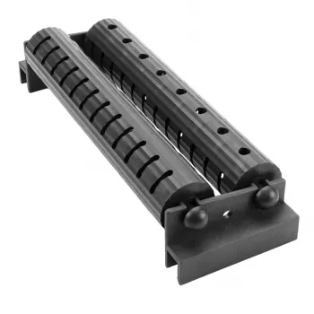 NEO Tools 50-254 Plytelėms kloti skirtas glaistymo ir klijų paskirstymo įrankis su ergonomiška rankena, 280 x 130 mm guminis pagrindas, juoda/oranžinė