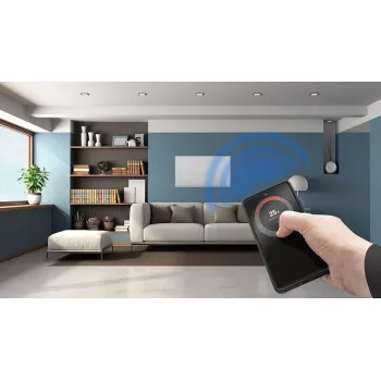 NEO TOOLS 90-106 600 W Wi-Fi tolimojo infraraudonojo spinduliavimo šildymo panelė balta