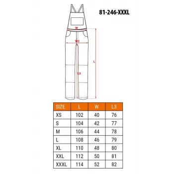 NEO Tools 81-246-XXXL darbo drabužiai pilki/žali