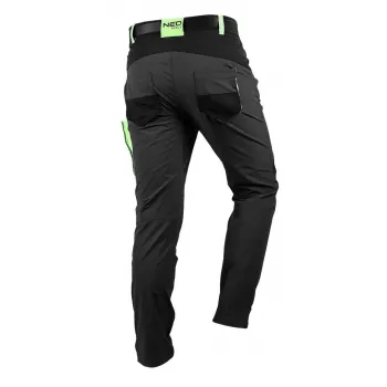 NEO Tools 81-290-L apsauginės kelnės, juodos, L dydis