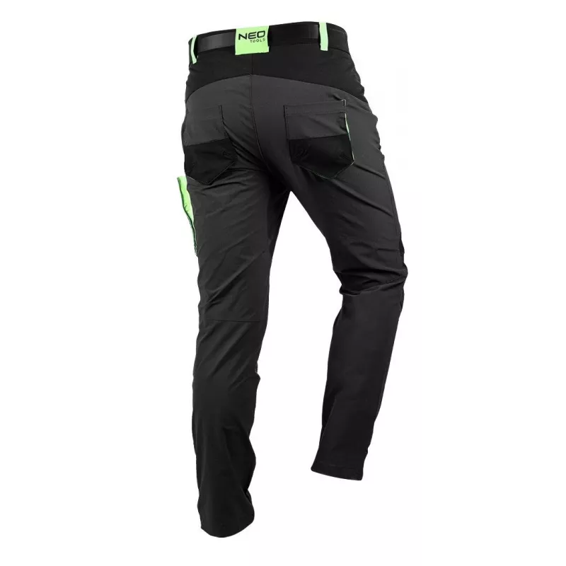 NEO Tools 81-290-M apsauginės darbo kelnės, juodos, M dydis, 10 kišenių, EN ISO 13688