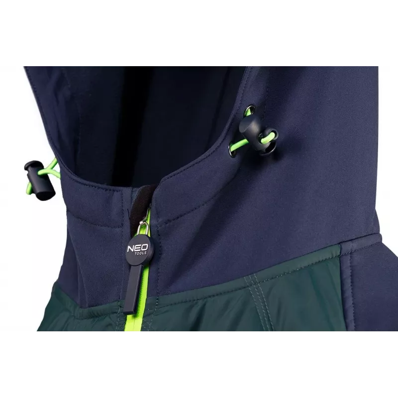 NEO TOOLS 81-559-XL Unisex darbo striukė, 100% medvilnė, pilka, 7 kišenės