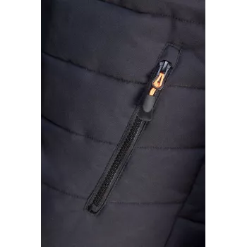 NEO TOOLS 81-574-S Unisex Softshell darbo striukė, juoda/pilka, S dydis, atspari vandeniui, nepučiama vėjo, su vilnos pamušalu