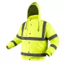 NEO TOOLS 81-712-XL Aukšto matomumo šviesiai izoliuota bomber darbo striukė, fluorescencinė geltona, XL dydis, EN ISO 20471 3 klasė