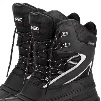 NEO TOOLS 82-139-43 S1P SRC apsauginiai bateliai su plieniniu pirštu, 43 dydis, juodi/pilki