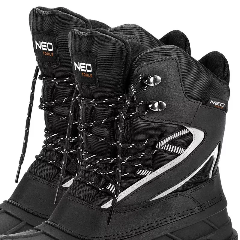 NEO TOOLS 82-139-43 S1P SRC apsauginiai bateliai su plieniniu pirštu, 43 dydis, juodi/pilki