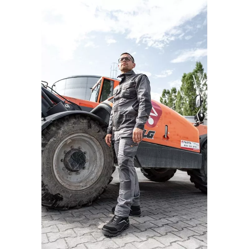 NEO Tools 82-151-46 S1P SRC Žemi apsauginiai batai su plieniniu pirštu ir Kevlar įdėklu, Dydis EU 46, Juoda/Pilka