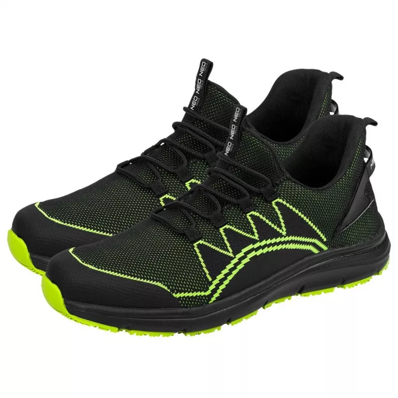 NEO Tools 82-161-39 S1P SRC Plieninės apsauginės avalynės, 39 dydis, juoda/pilka
