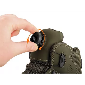 NEO TOOLS 82-751-39 S1P SRC apsauginiai batai su plieniniu piršto gaubtu ir antipradūrimo įdėklu, skeltos odos viršus, dviejų tankių PU padas, 39 EU dydis, juoda/pilka