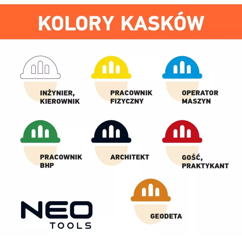 NEO Tools 97-211 apsauginė galvos priemonė