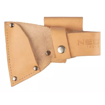 NEO TOOLS Bushcraft kirvis su apvalkalu 400g | Kaltas didelio anglies plieno, hikorio rankena
