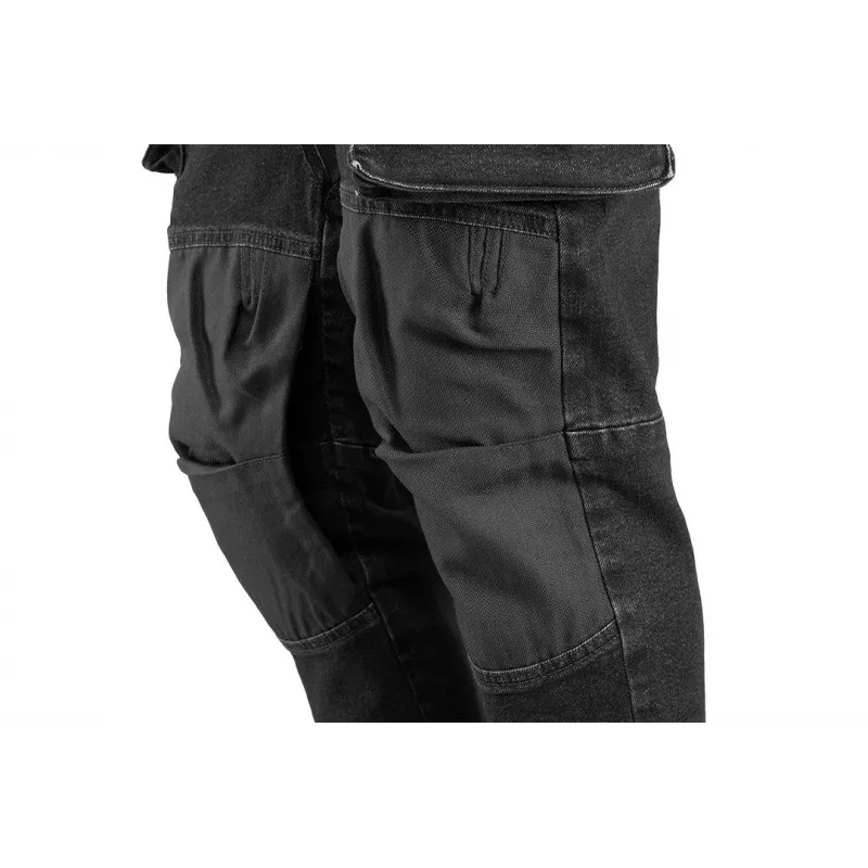 NEO TOOLS DENIM darbo kelnės, juodos, L dydis