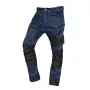 NEO TOOLS DENIM darbo kelnės su Oxford armuotėmis, tamsiai mėlynos, XS dydis