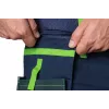 NEO TOOLS PREMIUM Vyriški medvilnės mišinio šortai su tampriu audiniu, XXXL, juodi