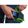 NEO TOOLS PREMIUM Vyriški medvilnės mišinio šortai su tampriu audiniu, XXXL, juodi