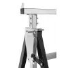 NEO Tools TOP-84-145 plieninis stalčius darbastaliui, 580x450x130 mm, 25 kg, su centriniu užraktu, juodas/pilkas