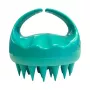 Neofolics Scalp Massaging Shampoo Brush - Minkštų silikoninių šerių ergonomiškas rankinis šepetėlis, juoda