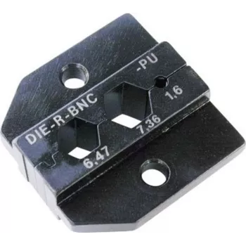 Neutrik DIE-R-BNC-PU suspaudimo štampas rearTWIST BNC jungtims, juodas