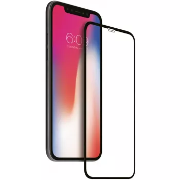NEVOX NEVOGLASS 3D Grūdinto stiklo ekrano apsauga, skirta iPhone 14 Pro Max, permatoma, su lengvu montavimo rėmeliu