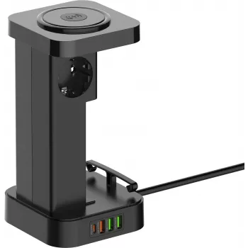 Newell GaN Power Cube 8in1 Įkrovimo Stotelė su Belaidžiu Įkrovikliu