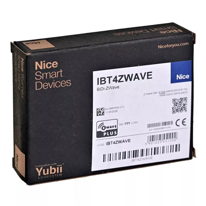 Nice BiDi Z-Wave Intelligent Button (FGT4B-001 IBT4ZWAVE 868,4 MHz)
