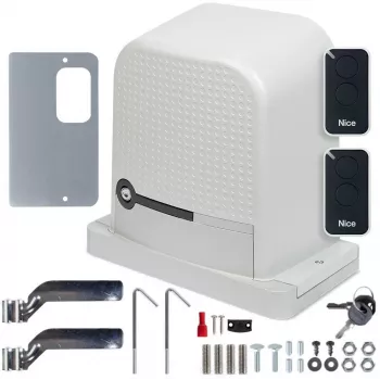 NICE ROBO 1000 Sliding Gate Opener Kit (be fotoelementų)