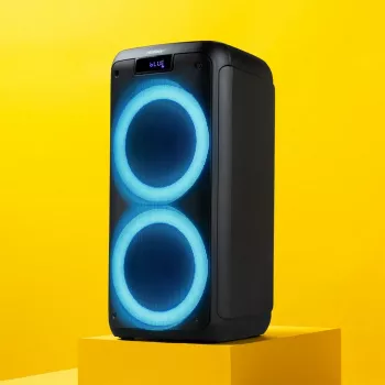 Niceboy PARTY Boss 2 nešiojamas vakarėlių garsiakalbis 200W Bluetooth 5.0 juodas