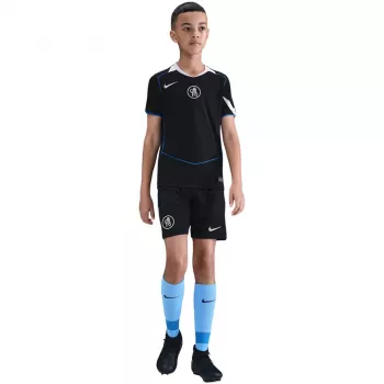 Nike Chelsea FC 2025/26 Stadium Third vaikų futbolo marškinėliai juodi M