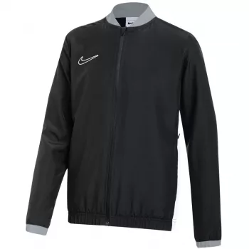 Nike Dri-FIT Academy 25 vaikų užtrauktuku užsegamas gobtuvas, juodas, FZ9851-010, dydis S