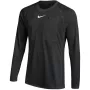 Nike Dri-FIT Referee III Vyriški Ilgarankoviai Futbolo Teisėjo Marškinėliai Juodi