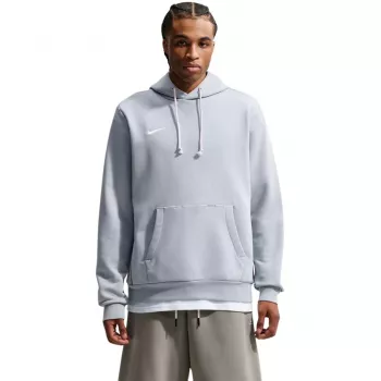 Nike Dri-FIT Standard Issue vyriškas gobtuvas su užtrauktuku, šviesiai pilkas