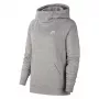 Nike Essentials moteriškas megztinis su apykakle iš fliso Dark Grey Heather dydis S