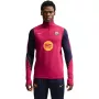 Nike FC Barcelona Strike vyrų futbolo marškinėliai bordo 621 S dydis