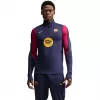 Nike FC Barcelona Strike vyriški futbolo marškinėliai, tamsiai mėlyni, L dydis